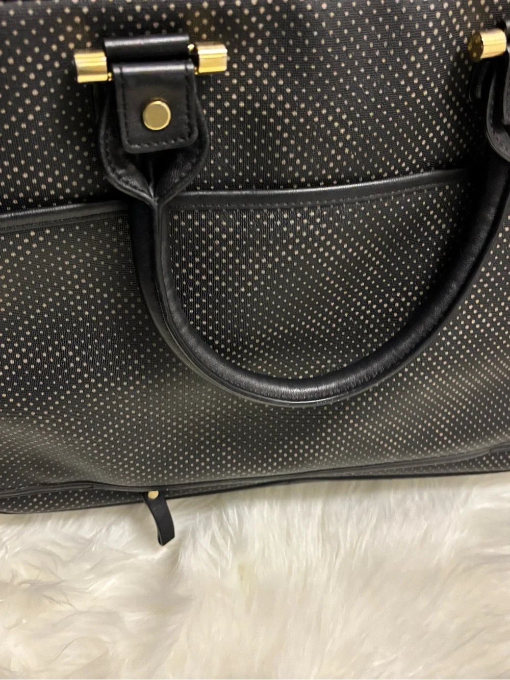 Black Men's  Tous Carry-All Briefcase‎ Bag